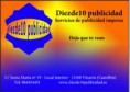 100 flyers A5 en color por las dos caras: 45,00 €